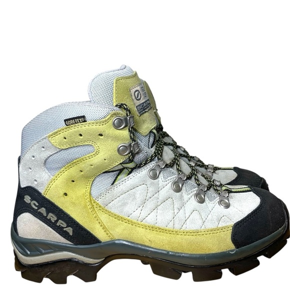 Scarpa Kailash GTX Hiking Boots Sz 40 EU W8.5/M7.5 Suede Gray Mountain Gorpcore - Picture 3 of 16